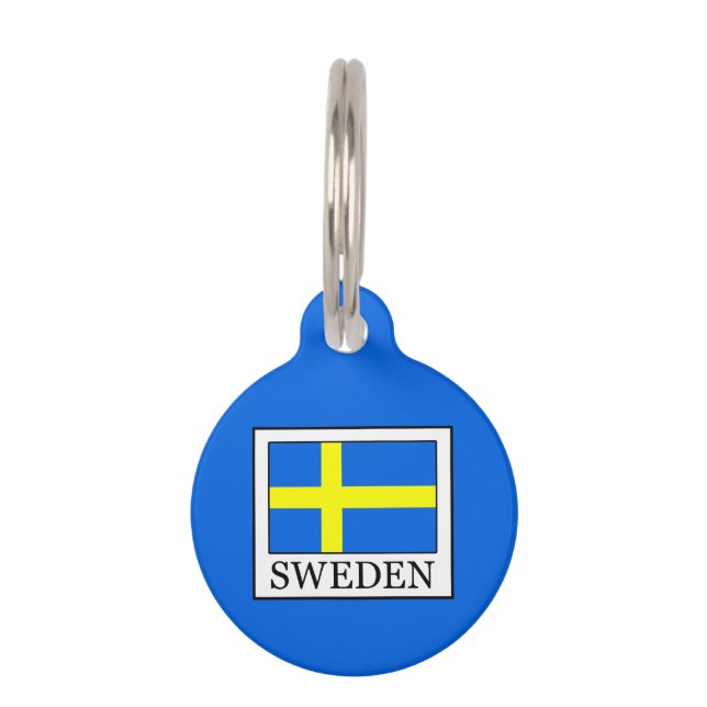 Placa Para Mascotas Suecia (Anverso)