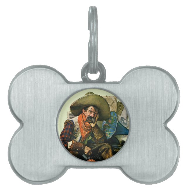 Placa Para Mascotas Sueños de hace tiempo (Frente)