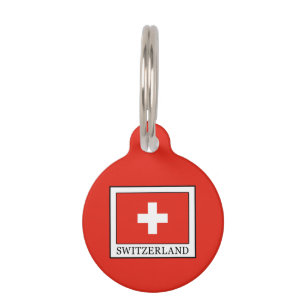 Placa Para Mascotas Suiza