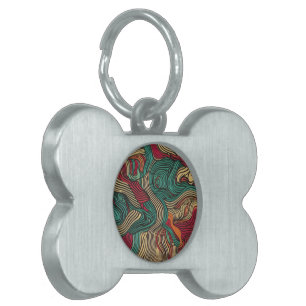 Placa Para Mascotas Suministros para Mascotas Ornamentales ,Collares, 