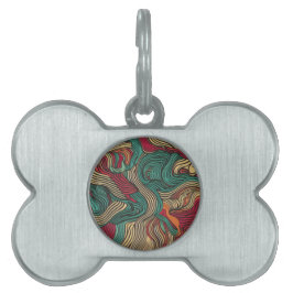 Placa Para Mascotas Suministros para Mascotas Ornamentales ,Collares, 