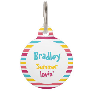 Placa Para Mascotas Summer Lovin' Me Llevó Una Blast Graciosa Candy St