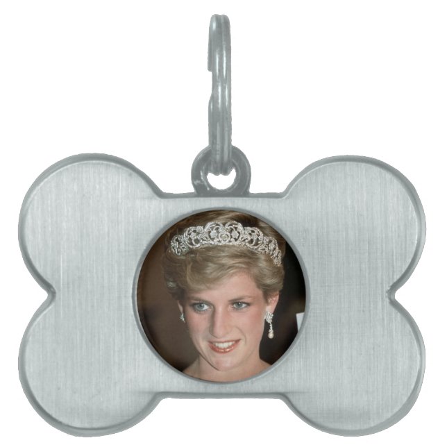 Placa Para Mascotas ¡Sunning! Princesa de Gales (Frente)