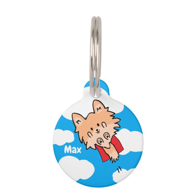 Placa Para Mascotas Super Pom (Anverso)