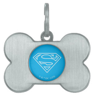 Placa Para Mascotas Supergirl Esquema S-Shield