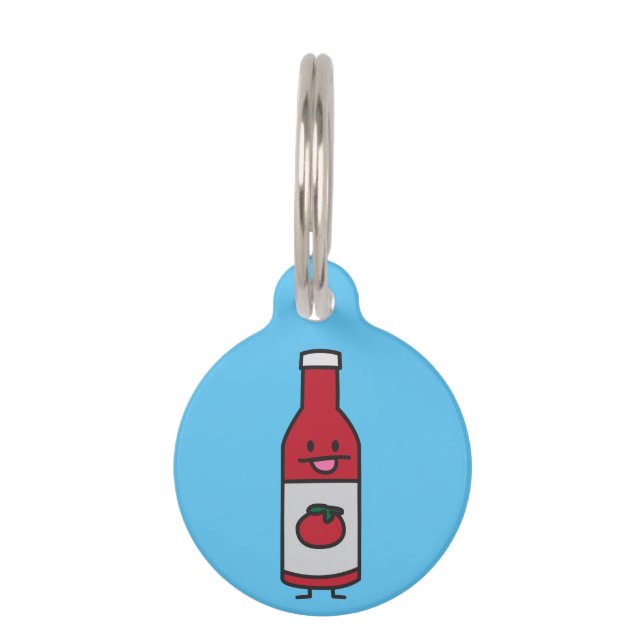 Placa Para Mascotas Suposición del condimento de la tabla de la salsa (Anverso)