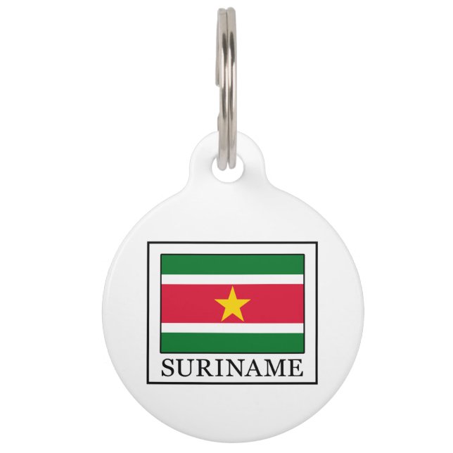 Placa Para Mascotas Surinam (Anverso)