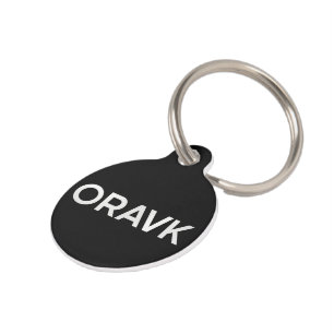 Placa Para Mascotas tag oravk