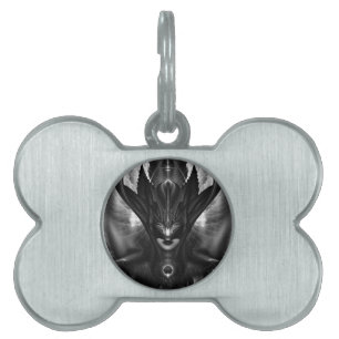 Placa Para Mascotas Taidushan Sai TOT BlackSun Pet Tag