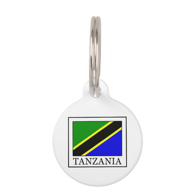 Placa Para Mascotas Tanzania (Anverso)