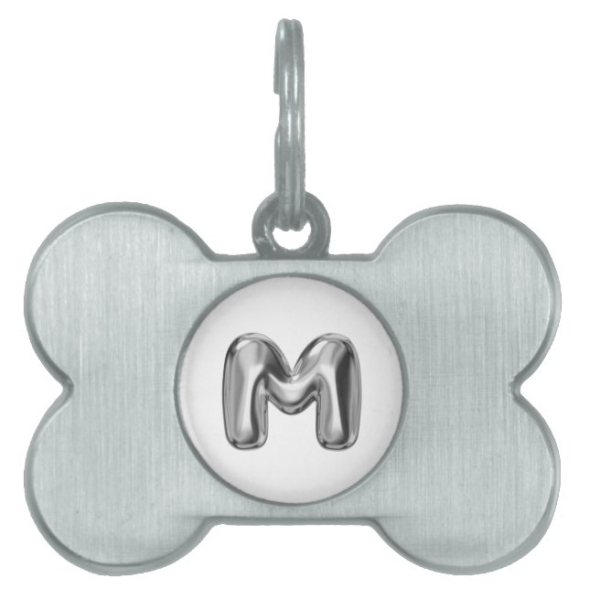 Placa Para Mascotas Tapiz ALPHABET MMM (Frente)