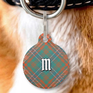 Placa Para Mascotas Tartan antiguo del clan Wilson