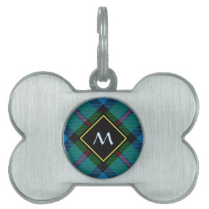Placa Para Mascotas Tartan de caza del clan MacLeod
