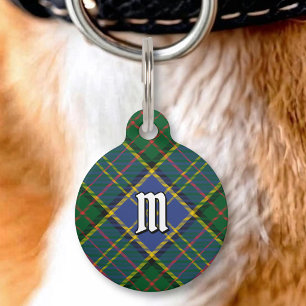 Placa Para Mascotas Tartan de caza del clan MacMillan