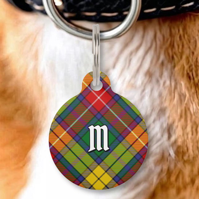 Placa Para Mascotas Tartan del clan Buchanan (Subido por el creador)