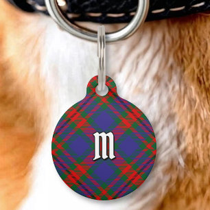 Placa Para Mascotas Tartan del clan Carnegie