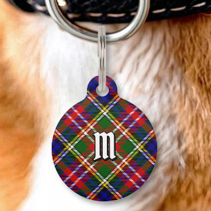 Placa Para Mascotas Tartan del Clan Christie
