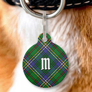 Placa Para Mascotas Tartan del clan Cockburn