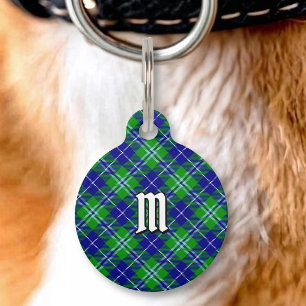 Placa Para Mascotas Tartan del Clan Douglas