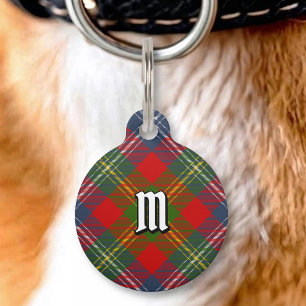 Placa Para Mascotas Tartan del Clan Forrester