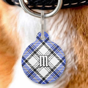 Placa Para Mascotas Tartan del clan Hannay
