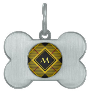 Placa Para Mascotas Tartan del clan Macleod de Lewis