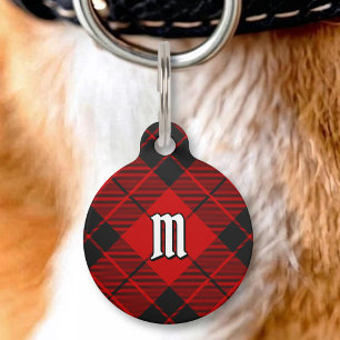 Placa Para Mascotas Tartan del Clan Macleod de Raasay