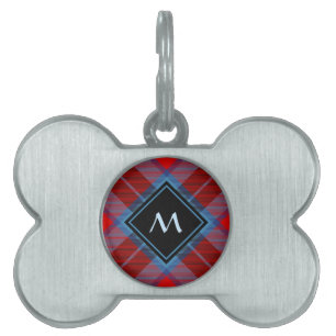 Placa Para Mascotas Tartan del Clan MacTavish