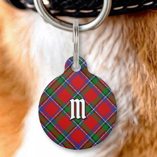 Placa Para Mascotas Tartan del Clan Sinclair
