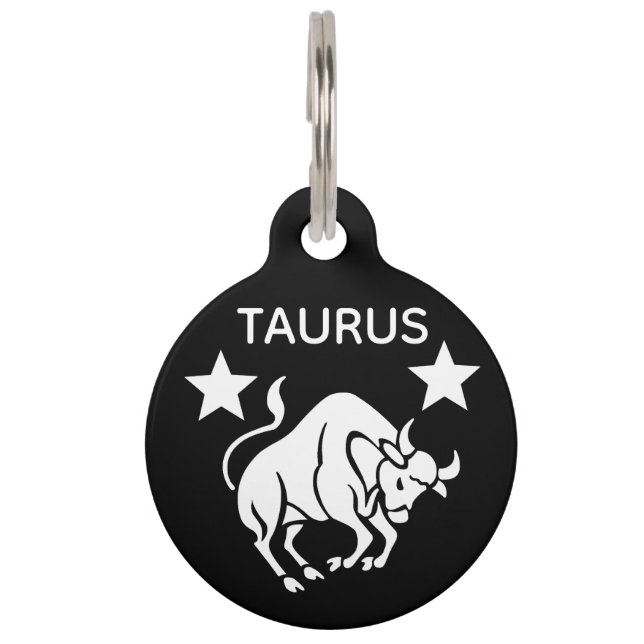 Placa Para Mascotas Tauro (Anverso)