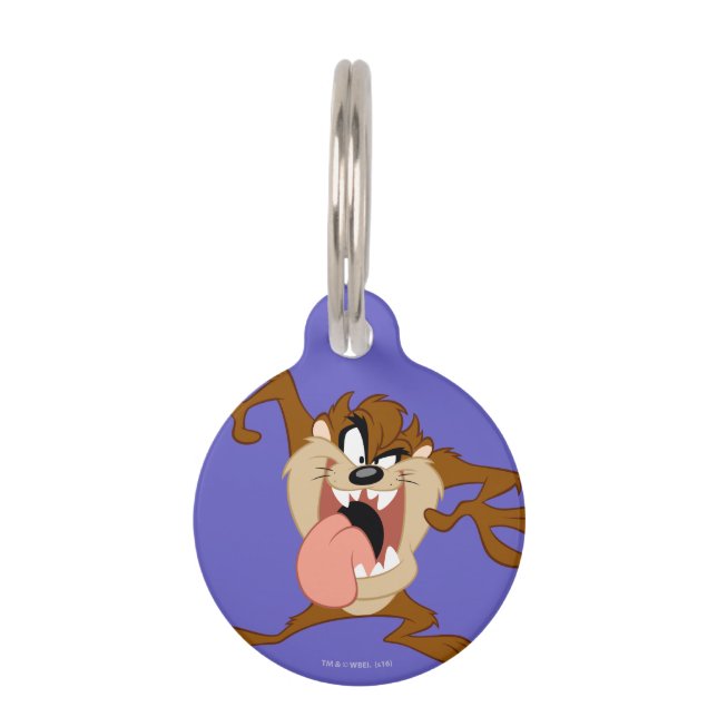 Placa Para Mascotas TAZ™| Sacar su lengua (Anverso)