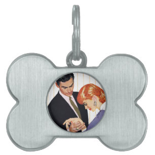 Placa Para Mascotas Te amo, mamá Girl