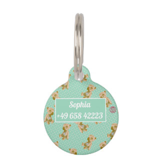 Placa Para Mascotas Teddibärendesign