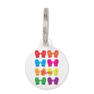 Placa Para Mascotas Tejido multicolor Mittens Thunder_Cove