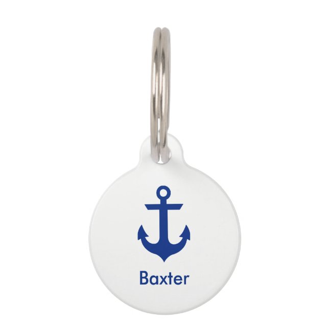 Placa Para Mascotas Teléfono de identificación de perro nacionalizado  (Anverso)