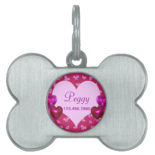 Placa Para Mascotas Tender Hearts Pet Tag