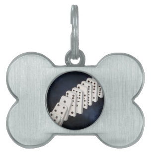 Placa Para Mascotas Teoría del dominó