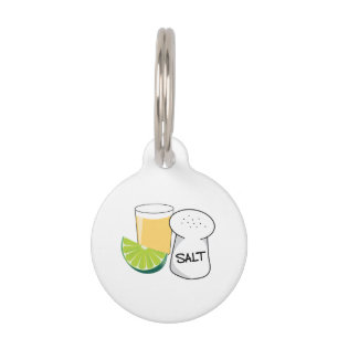 Placa Para Mascotas Tequila Shot