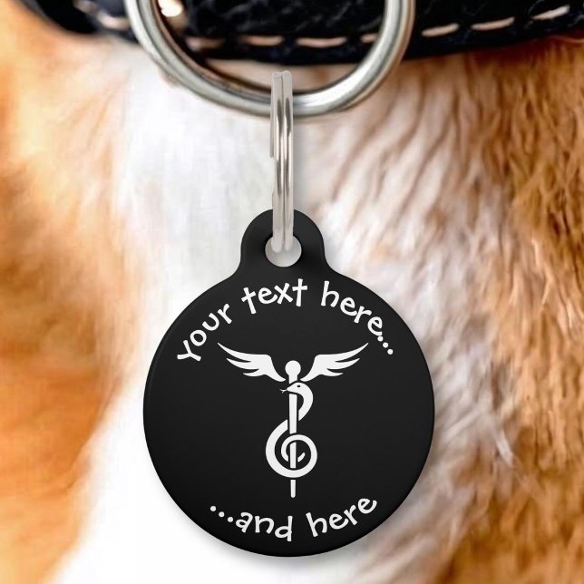 Placa Para Mascotas Terapia Musical (Subido por el creador)