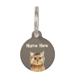 Placa Para Mascotas Terrier de Yorkshire