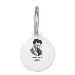 Placa Para Mascotas Tesla joven