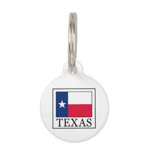 Placa Para Mascotas Texas