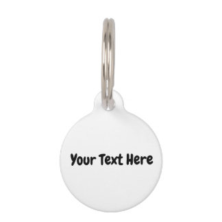 Placa Para Mascotas Texto personalizado