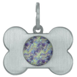 Placa Para Mascotas Textura de lavanda en bruto