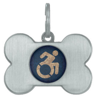 Placa Para Mascotas Texturado para discapacitados