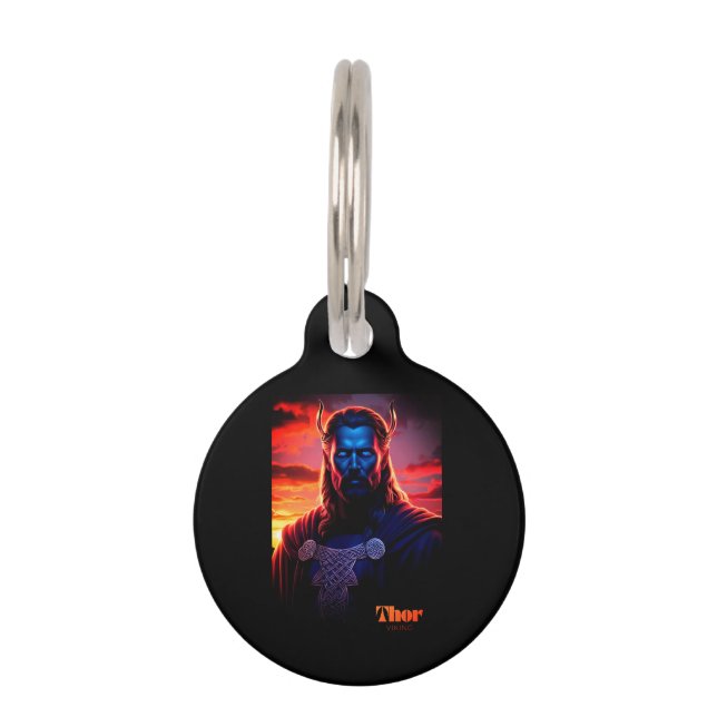 PLACA PARA MASCOTAS THOR VIKING  (Anverso)