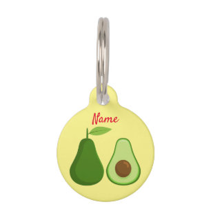Placa Para Mascotas Thunder_Cove de diseño de aguacates