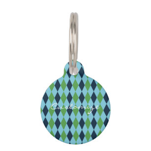 Placa Para Mascotas Thunder_Cove, rockabilly diamante