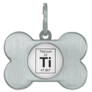 Placa Para Mascotas Ti - titanio