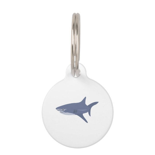 Placa Para Mascotas Tiburón (Anverso)